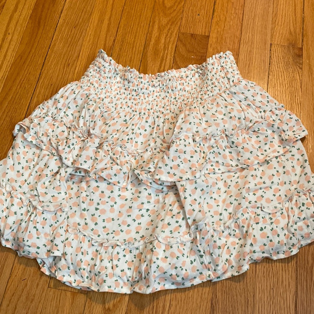 Aerie Flowy tiered floral skirt